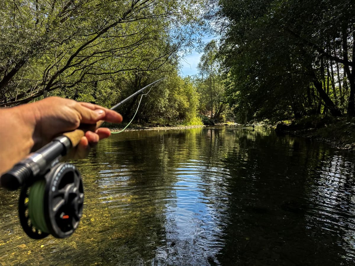 Fly fishing water in Kosovo